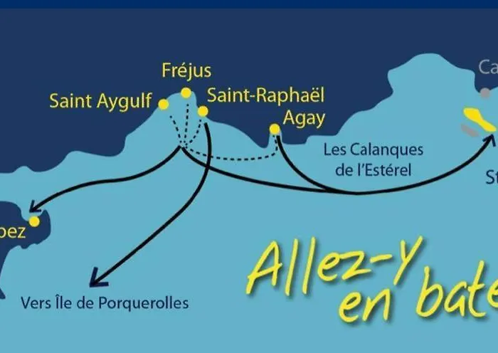 Boulouris, Grand 2 A 4 Personnes A 5min A Pied Des Plages Saint-Raphaël