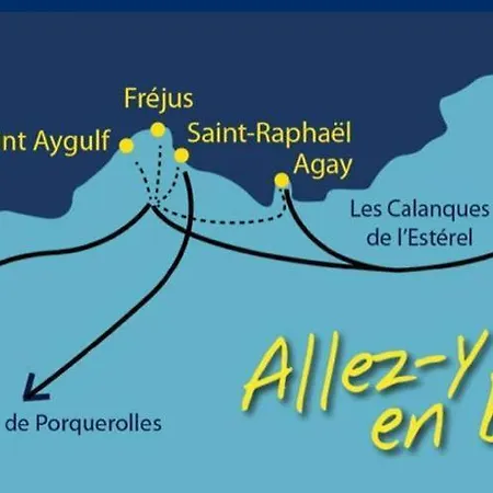 Boulouris, Grand 2 A 4 Personnes A 5min A Pied Des Plages Saint-Raphaël